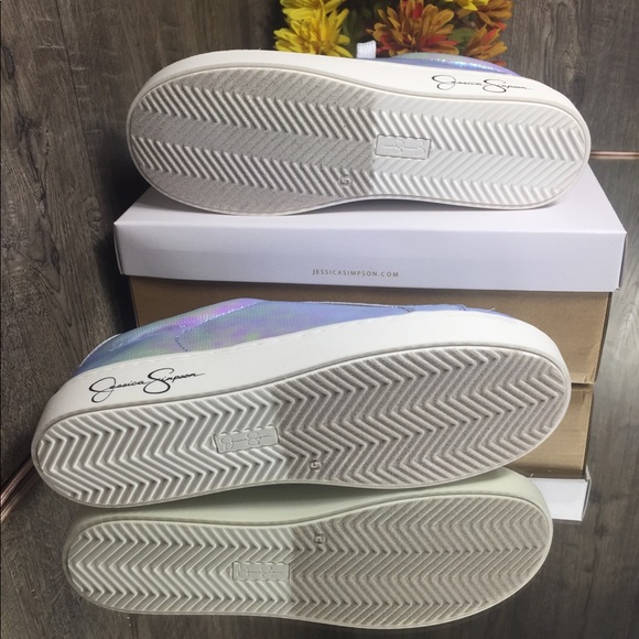 🛍 Jessica Simpson GYouth Wham Sneakers - Blue Inf - Picture 6 of 8